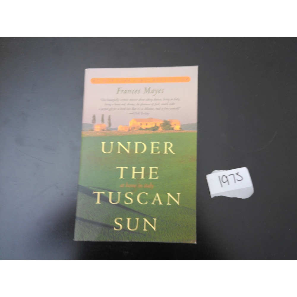 Broadway Under the Tuscan Sun Book Adult OS Green Frances Mayes Memoir